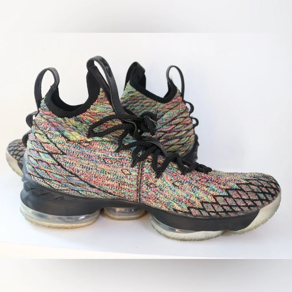 Nike LeBron 15 XV “Four Horsemen” Fruity Pebbles Size 9.5 Limited Multicolor